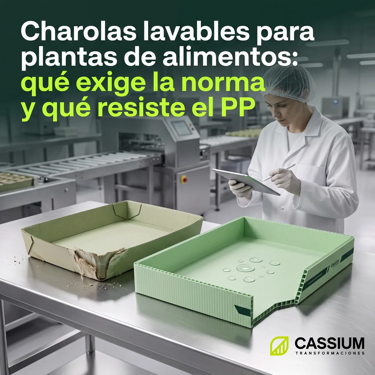 Article cover: Washable trays for food plants: what the standard requires and what PP withstands